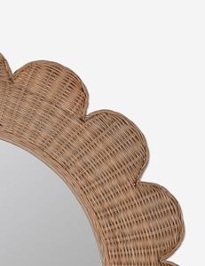 Hot Sale Round <b>Rattan</b> Wall Mirror Rustic Design Handwoven Wicker <b>Frame</b> Natural Boho For Wall Home Living Room Entry Way Decor - Product Image 4