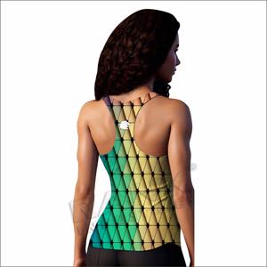 Camiseta sin mangas de mujer de talla grande con diseño único, camiseta sin mangas de mujer al por mayor, camiseta sin mangas de mujer sostenible a la venta - Product Image 3