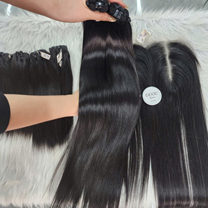 ผมต่อเวียดนามแท้แบบตรง หนาพิเศษ ดึงสองชั้น แบบเส้นเดียว เนียนเรียบลื่น จัดทรงง่าย - Product Image 5