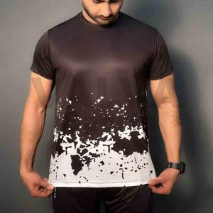 เสื้อยืดผู้ชายเสื้อยืดพิมพ์ลายระเหิดแบบกำหนดเอง100% เสื้อพิมพ์โพลีเอสเตอร์สำหรับผู้ชายพิมพ์ซับลิเมชันสำหรับกีฬาผลิตโดยวาลวา - Product Image 4