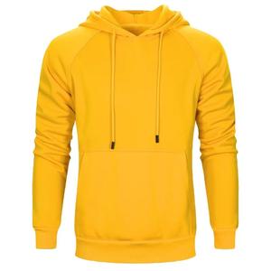 Pull-over à capuche personnalisé pour hommes, sweat-shirt vierge, coton polaire multicolore avec logo imprimé, vêtements en gros - Product Image 5