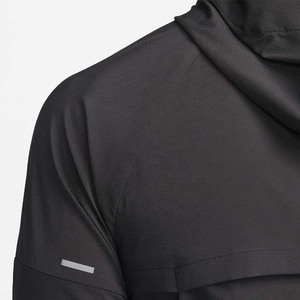 Veste coupe-vent pour homme personnalisée 2026, fermeture éclair intégrale, capuche, veste de sport d'extérieur avec logo frontal, design patchwork pour l'automne - Product Image 4