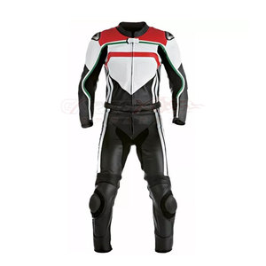 Combinaison de moto en cuir professionnelle de haute qualité une pièce conception et logo personnalisés combinaison de course de moto confortable - Product Image 5