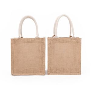 2022 personnalisé nouveau Design Jute sac à provisions de haute qualité de qualité alimentaire 100% Jute matériel vente chaude du Bangladesh - Product Image 3