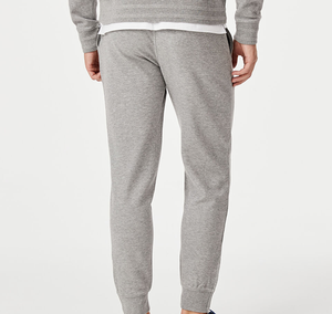 Pantalones Deportivos de Algodón para Hombre, Color Gris, Estilo Vintage, Lavado Ácido, con Cordón Elástico, Bolsillos Laterales, Tejido de Punto Medio, para Otoño - Product Image 2