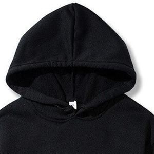 High Quality Men's Hoodie Latest Model Solid Color <b>Hemp</b> Cotton Sweatshirt with Hood Simple Design Online Sale - Product Image 3