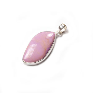 Phosphosiderite forme Unique pierre précieuse 925 pendentif en argent Sterling bijoux pendentifs faits à la main faisant collier à faire soi-même - Product Image 3