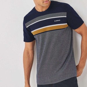 2026 New OEM Wholesale Blank Plain 100% Cotton Woven Crew Neck Oversized Loose Fit Breathable High Street Style T-shirt for Men - Product Image 2