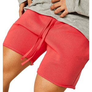 Custom Solid <b>Grey</b> Fleece Breathable <b>Shorts</b> Men <b>Women</b> Streetwear Casual Elastic Waist Drawstring Soft Comfy Loose Fit Summer - Product Image 3
