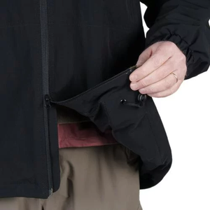 Spring <b>Men's</b> Hooded Windbreaker <b>Safari</b> <b>Jacket</b> (Level 5) Workwear Style Waterproof Windproof Breathable Spandex/Nylon Zipper - Product Image 4