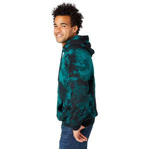 Tie Dye à capuche Streetwear pull personnalisé cent pour cent pré-rétréci Anti boulochage coton multicolore Tie Dye à capuche pour hommes - Product Image 3