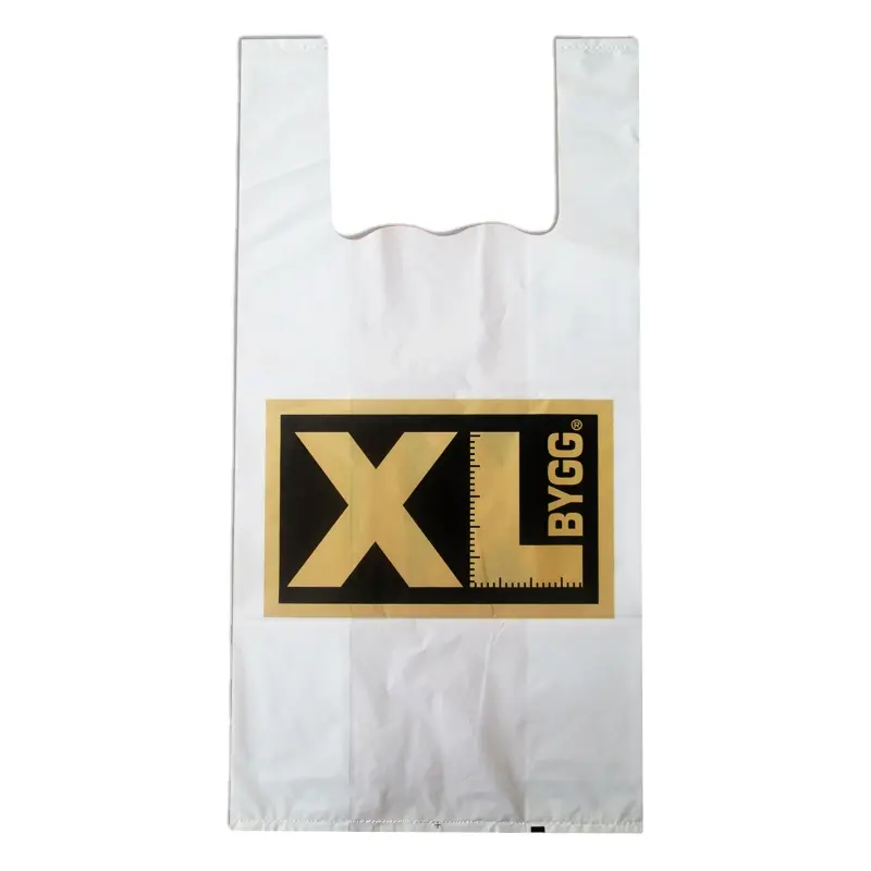 उच्च गुणवत्ता एचडीपीई प्लास्टिक बैग फार्मेसी के लिए हैंडल के साथ वियतनाम में किए गए अनुकूलित डिजाइन स्वीकार किए जाते हैं