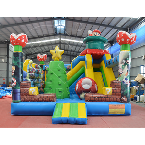 Pista de Obstáculos Inflable Personalizada en Color y Tamaño, Material de PVC de Grado Comercial, Pista de Desafío Inflable Gigante para Exteriores - Product Image 1