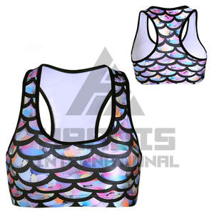 Soutien-gorge de sport professionnel respirant par sublimation soutien-gorge de haute qualité soutien moyen par sublimation soutien-gorge de sport sans couture - Product Image 1