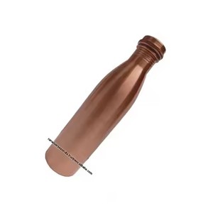 Botella de agua de cobre puro 100%, las botellas de agua de cobre para gimnasio más vendidas, botella de cobre espiritual Ayurveda de exportador indio - Product Image 3