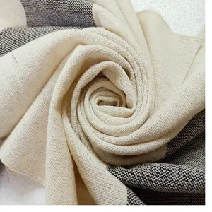 Vải cotton dệt thủ công tùy chỉnh phù hợp để sử dụng trong dệt may gia đình và để sử dụng làm khăn trong các kích cỡ tùy chỉnh