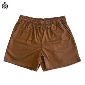 Short de gymnastique en maille personnalisé de haute qualité avec décoration à motifs et poches Expédition rapide depuis le Pakistan - Product Image 2