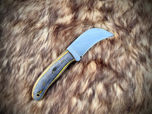 Lame en acier D2 faite à la main personnalisée avec manche en bois Skinner couteau de chasse couteau de camping couteaux d'extérieur. - Product Image 3