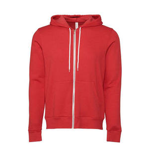 Sweats à capuche à fermeture éclair en tissu tri-mélange - Product Image 2