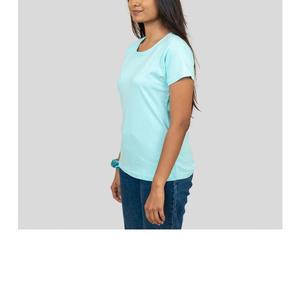 Camiseta de verano de manga corta con cuello redondo para mujer, Nuevo Jersey de algodón, camiseta de moda para mujer, Exportación de BD - Product Image 2