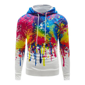 Sudadera con Capucha 3D Unisex para Hombre, Corte Regular, Transpirable, Tallas Grandes, Algodón/Poliéster, Sublimación Personalizada, Forro Polar - Product Image 1