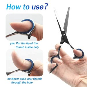 Juego de tijeras de corte de pelo profesional, herramienta de salón de belleza de acero japonés con punta afilada de acero inoxidable para adelgazar peluquería - Product Image 5