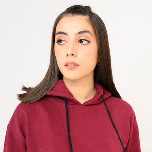 Conjunto de chándal de lana transpirable de talla XL de alta calidad para mujer, pantalones de chándal con capucha estampados con logotipo bordado para primavera invierno sólido - Product Image 6