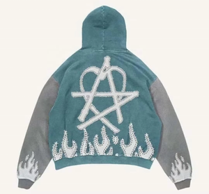 เสื้อมีฮู้ดสำหรับผู้ชายและผู้หญิงเสื้อมีฮู้ดพิมพ์ลายสีล้วนแบบลำลอง - Product Image 6