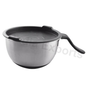 Cuenco medidor de Oliva de acero inoxidable antideslizante hecho a mano con mango elegante duradero resistente a la oxidación para Cocina Casera moderna - Product Image 2