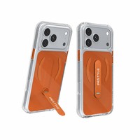 Coque de téléphone TPU PC avec support rotatif à 360°, chargement magnétique sans fil, antichoc pour iPhone 15-17, fabricant OEM ODM Chine