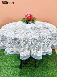 Nappes en coton imprimées sur mesure disponibles en 60 pouces de diamètre, idéales pour les magasins d'ameublement et adaptées à la revente - Product Image 6