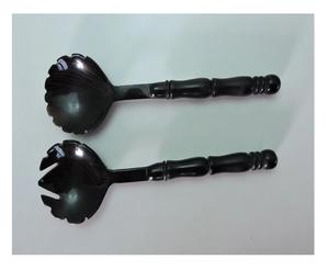 Cuillères faites à la main Cuillère en bois et en os Plats à salade Cuillères de serveur Bois de meilleure qualité - Product Image 4