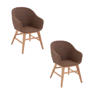 Chaise de salle à manger en rotin synthétique pour hôtel de luxe et salle à manger fabriquée en Indonésie - Product Image 2