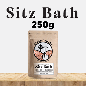 ORGANIC FIELDS 250g Bain de siège, Poudre à base de plantes naturelle pour le nettoyage corporel, compatible avec les minéraux, certifiée KKM, Sel d'Epsom et de l'Himalaya - Product Image 4