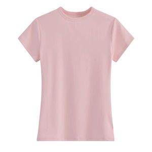 Camisetas Personalizadas Ecológicas para Mujer, Estilo Urbano, Calidad Premium, Verano, Transpirables y de Secado Rápido, Apliques Disponibles, OEM - Product Image 1