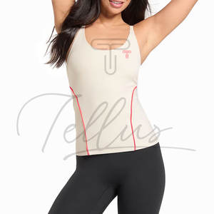 Débardeur court décontracté pour femme, de haute qualité, couleur unie, respirant, à séchage rapide, idéal pour le sport - Product Image 4