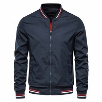 Blouson Bomber Homme Nouvelle Collection Automne Hiver à Col Montant et Capuche, Écologique, Réversible, Imperméable et Coupe-Vent, Style Décontracté – Vente en Gros