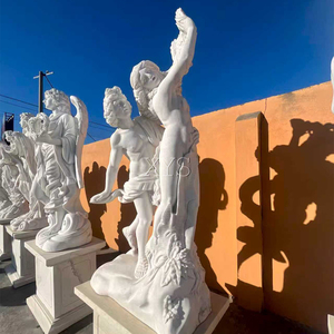 <span class=keywords><strong>Statua</strong></span> Romantica a Grandezza Naturale di <span class=keywords><strong>Apollo</strong></span> e Dafne, Scultura in Marmo Naturale Intagliata a Mano, Design Europeo, Resistente per Giardino e Uso Esterno - Product Image 3