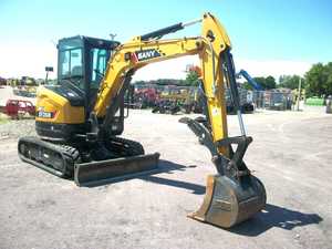 Mini-excavatrice Sany SY35U d'occasion de haute qualité, année 2022, avec moteur Yanmar, boîte de vitesses et roulements, en stock, à vendre - Product Image 2