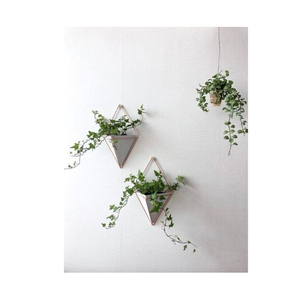 Macetas de flores de madera de mango, macetas colgantes de pared, decoración para el hogar y el jardín, colgador de madera maciza, macetas para plantas a la venta - Product Image 5
