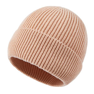 New Arrival 2026 Winter <b>Warm</b> <b>Hats</b> Plain Beanie Custom with Brand Woven logo Cotton Knitted Product Knitwear Unisex Customized - Product Image 1