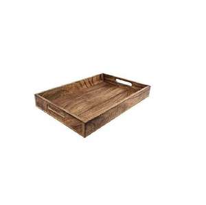 Bandeja de Servir Tradicional Hecha a Mano de Madera |   Ligero y apto para microondas |   para Bodas y Cenas de Ramadán |   OEM/ODM Disponible - Product Image 5