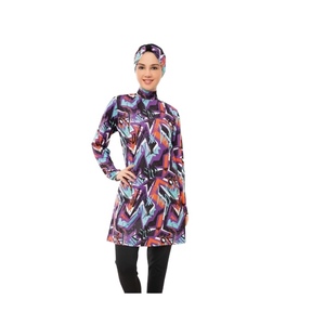 Comfortable Eco-Friendly Quick Dry Long Sleeve Modest Swimwear for Muslim Women <b>Full</b> Coverage Sporty Islamic Style <b>Hijab</b> Burka - Product Image 3