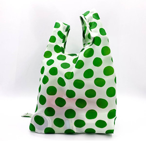 Camiseta con fuelle lateral reciclable con impresión personalizada, bolsas de compras, embalaje minorista de supermercado para una experiencia de compra ecológica - Product Image 4