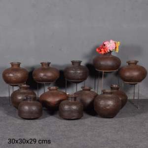 Olla de Acero Vintage de 24 cm con Asas de Acero Inoxidable, Olla de Cocina Esmaltada para Sopa y Frituras, Esencial para la Cocina, con Tapa Metálica - Product Image 4