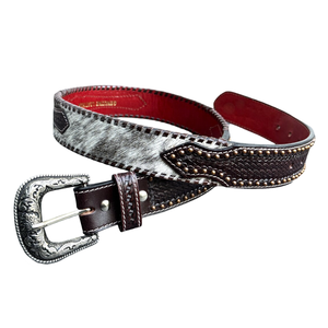 เข็มขัดหนังแท้สำหรับกางเกงผู้ชายและผู้หญิงหนังวัวแท้เข็มขัดหนังวัวแท้จากปากีสถาน - Product Image 1