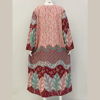 Mujeres sin mangas hasta el suelo modesto noche/Formal Abaya vestido cereza. Material de rayón 100% suave y suave para actividades diarias