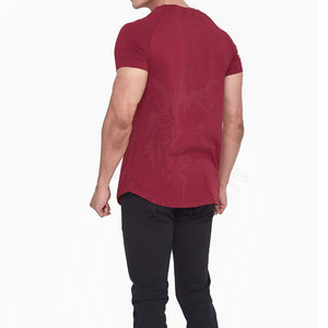 Material duradero Cómodo Hombres Camisetas de media manga Color sólido Hombres Fitness Camisetas de media manga Hecho en Pakistán - Product Image 3