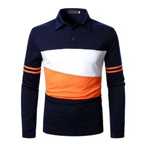 เสื้อโปโลแขนยาวคอปกสำหรับผู้ชายเสื้อลำลองระบายอากาศใส่สบาย - Product Image 2