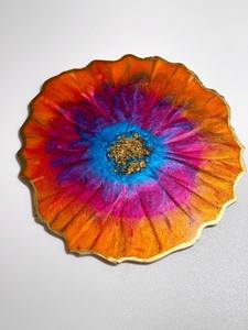 Premium Handmade Resin Coasters with <b>Real</b> <b>Flowers</b>, Decorative Drink Coaster Set, Elegant Stone Coasters Ideal for Nature Lovers - Product Image 2